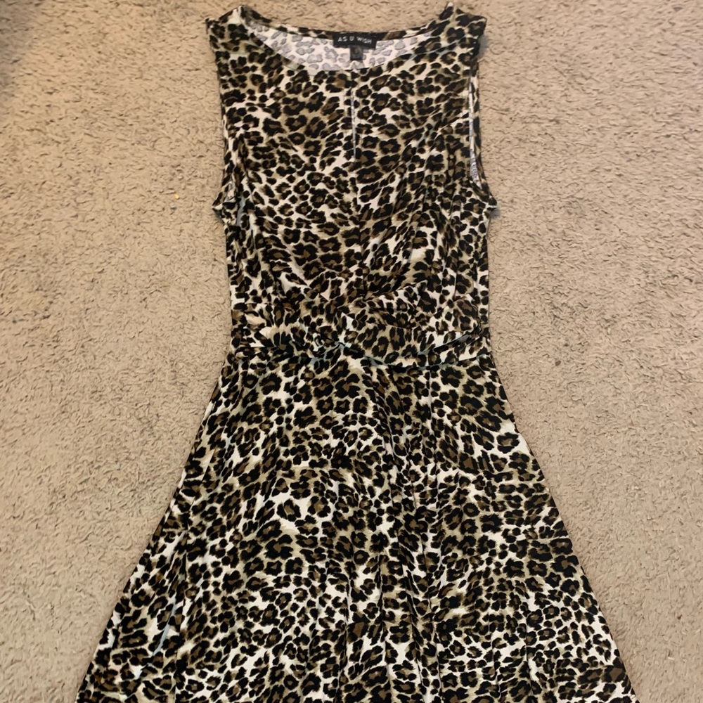 Animal print dress - size S